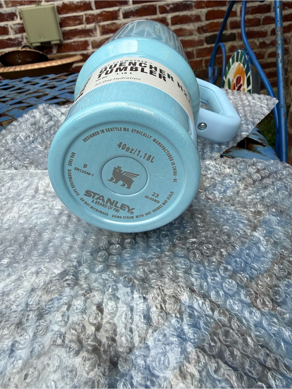 Stanley 40oz x Starbucks Edition Quencher H2.0 Tumbler - Light Blue - Picture 2 of 2